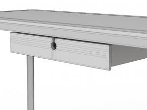 ikea lisabo table set 3D 모델
