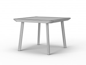 ikea lisabo table set 3D 모델