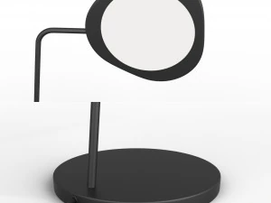 muuto leaf table and floor lamps 3D Model