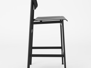 muuto loft bar stool Modelo 3D