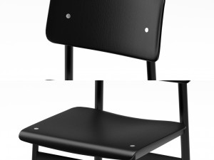 muuto loft bar stool Modelo 3D