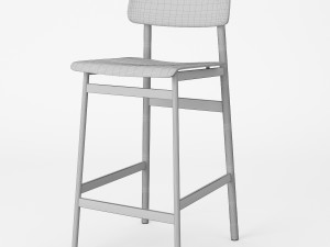 muuto loft bar stool Modelo 3D