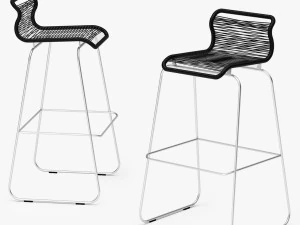 pantone one bar stool 3D Model