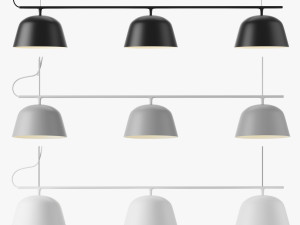 muuto ambit rail lamp Modelo 3D