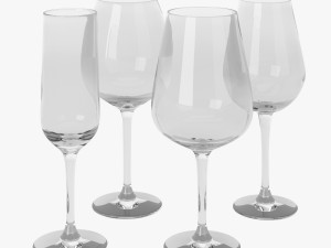 ikea hederlig glass set 3D Model