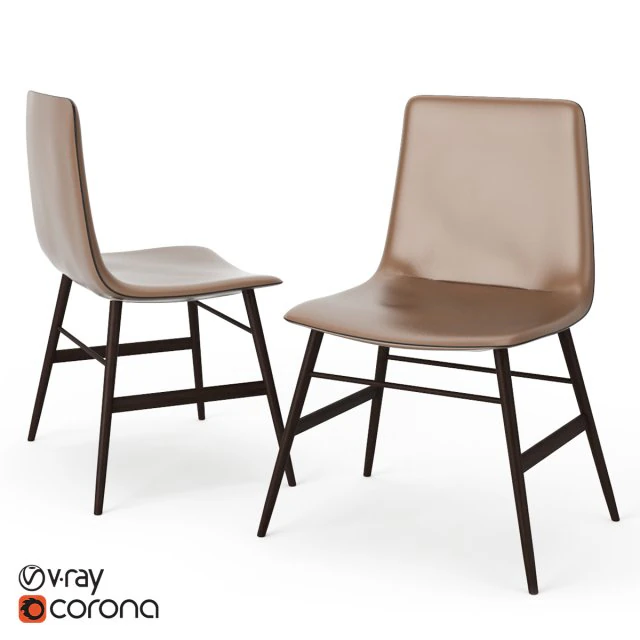 amelie basic chair 3D Model .c4d .max .obj .3ds .fbx .stl .blend