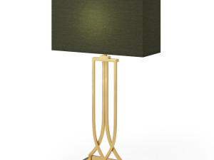 art deco table lamp 3D 模型