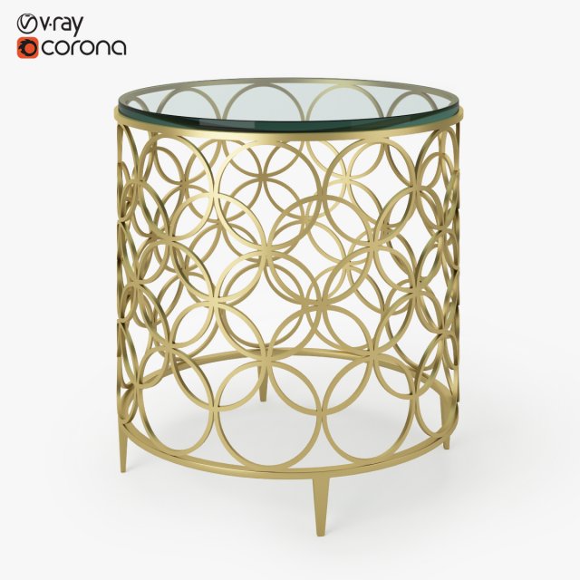 caracole bubbles table 3D मॉडल .c4d .max .obj .3ds .fbx .stl .blend 