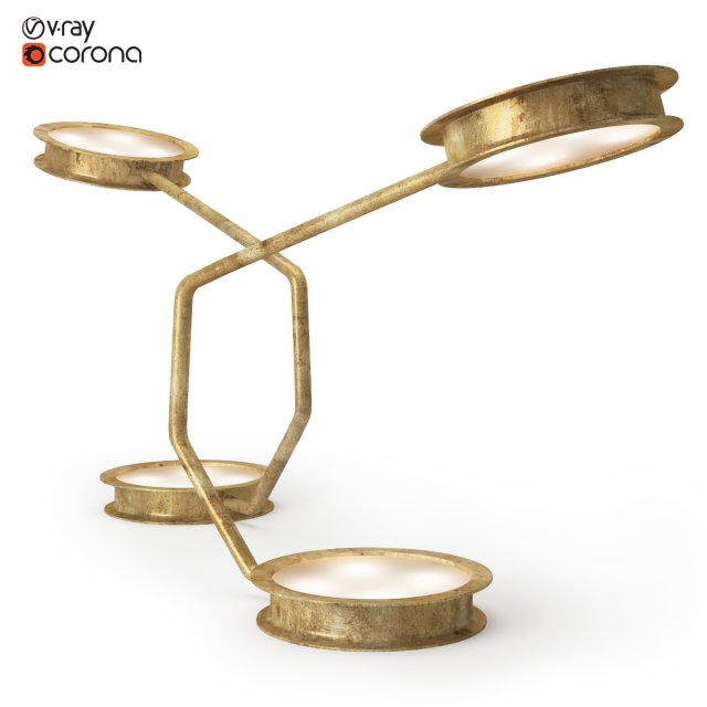 ceccotti after glow floor lamp Modelo 3D .c4d .max .obj .3ds .fbx .stl .blend
