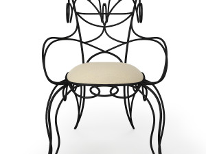 ceccotti ram armchair Modèle 3D