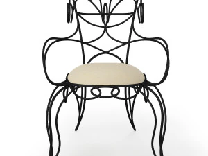 ceccotti ram armchair 3D Model