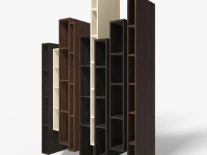 ceccotti manzarası kitaplık 3D Model