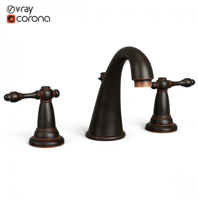 water tap 3D Model .c4d .max .obj .3ds .fbx .stl .blend 