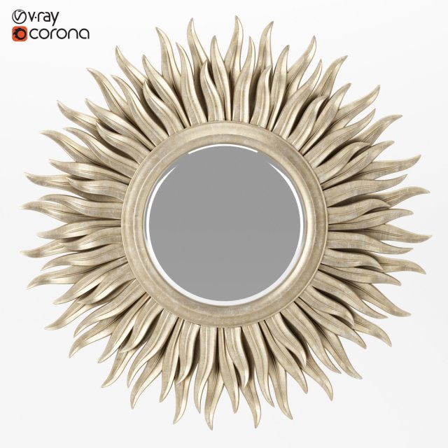 chelini mirror Model 3D .c4d .max .obj .3ds .fbx .stl .blend 