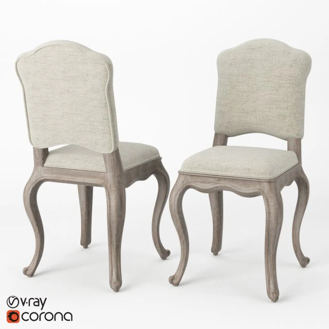 classic chair 3D Model .c4d .max .obj .3ds .fbx .stl .blend