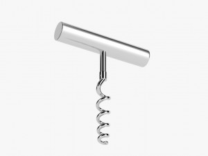 corkscrew steel Modelo 3D