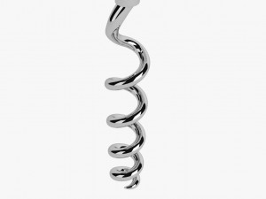 corkscrew steel Modelo 3D