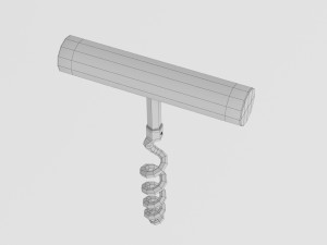 corkscrew steel Modelo 3D