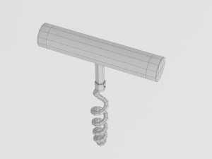 corkscrew steel 3D Model