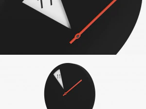 freakish wall clock by monoqi 3D Model