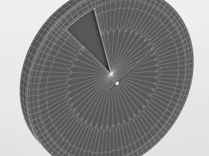 freakish wall clock by monoqi 3D Model