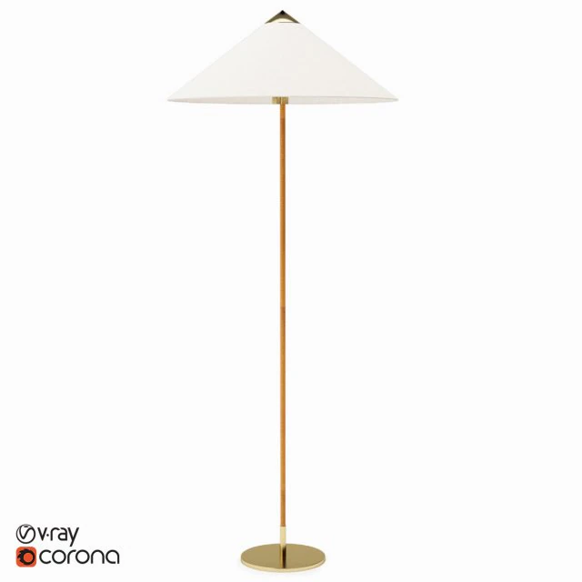gubi 9602 floor lamp 3D Model .c4d .max .obj .3ds .fbx .stl .blend 