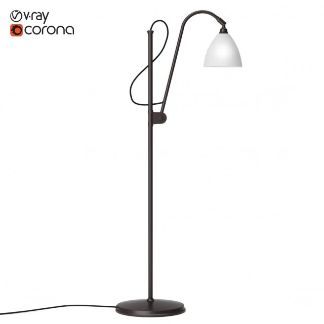 gubi bl3 floor lamp 3D Model .c4d .max .obj .3ds .fbx .stl .blend 