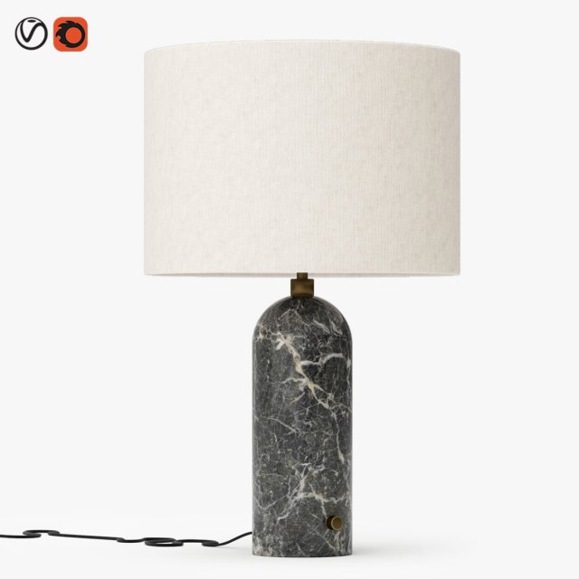 gubi gravity table lamp 3D Model .c4d .max .obj .3ds .fbx .stl .blend 