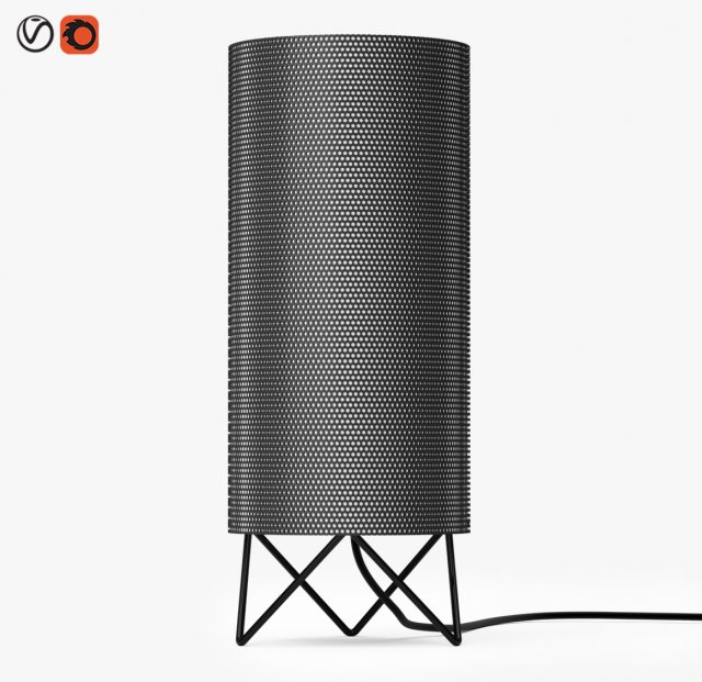 gubi h2o table lamp 3D Model .c4d .max .obj .3ds .fbx .stl .blend 
