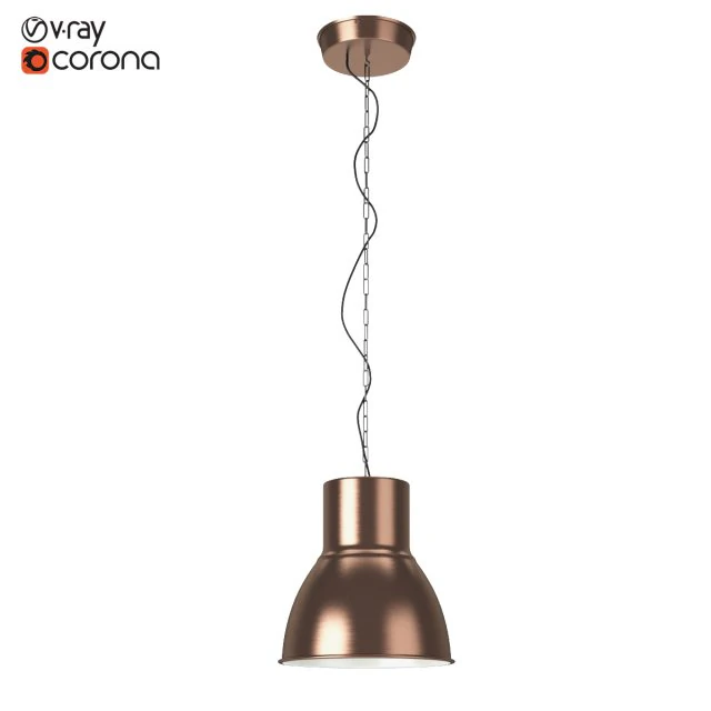 ikea hektar pendant lamp 3D Model .c4d .max .obj .3ds .fbx .stl .blend 