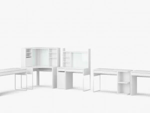 ikea micke table set 3D Model