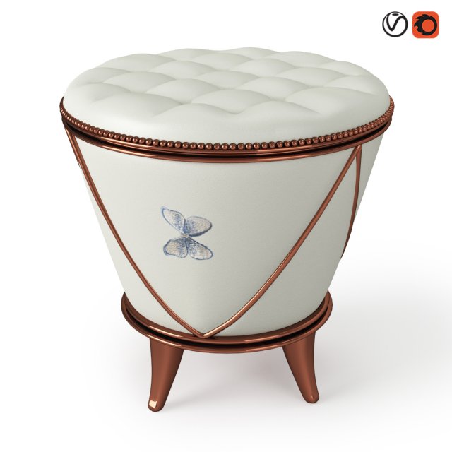 isacco agostoni pouffe dia 3Dモデル .c4d .max .obj .3ds .fbx .stl .blend