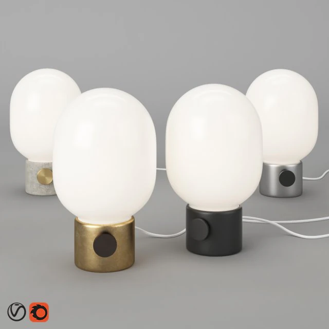 menu jwda table lamp 3D Model .c4d .max .obj .3ds .fbx .stl .blend 