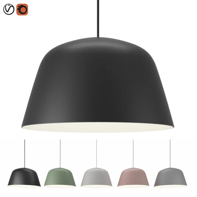 muuto ambit lamp 3D Model .c4d .max .obj .3ds .fbx .stl .blend 
