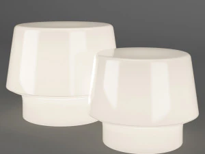 सफेद लैंप में म्यूटो आरामदायक 3D मॉडल