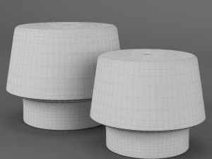 muuto cosy in white lamps 3D Model