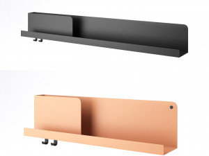muuto folded shelves Modelo 3D