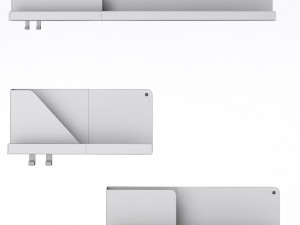 muuto folded shelves Modelo 3D