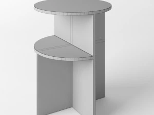 muuto halves side table 3D Model