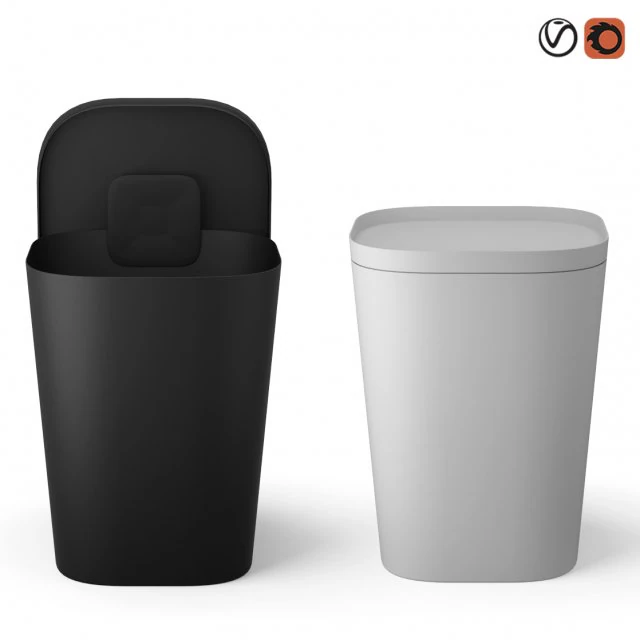 muuto hideaway basket 3D Model .c4d .max .obj .3ds .fbx .stl .blend