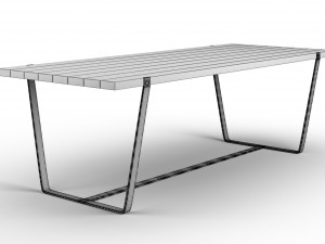 janua bb 11 clamp table 3D 模型