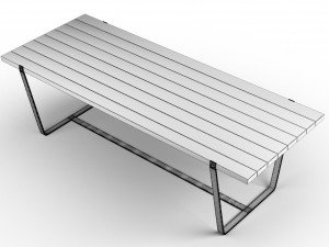 janua bb 11 clamp table 3D 模型