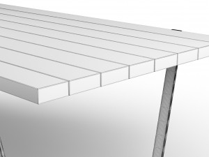 janua bb 11 clamp table 3D 模型