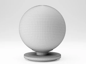 menu tr bulb lamp 3D Model