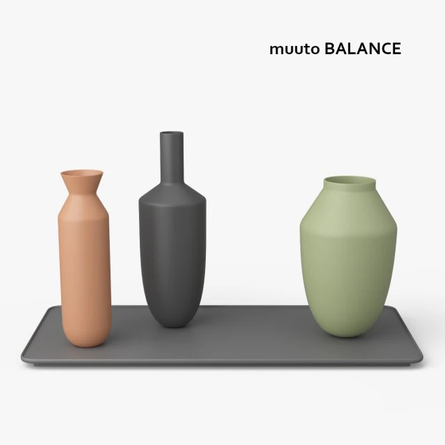 muuto balance 3 vases set 3D Model .c4d .max .obj .3ds .fbx .stl .blend