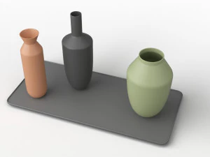 muuto balance 3 vases set 3D Model