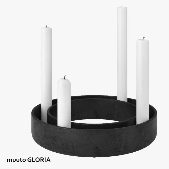 muuto gloria candlestick 3D Model .c4d .max .obj .3ds .fbx .stl .blend