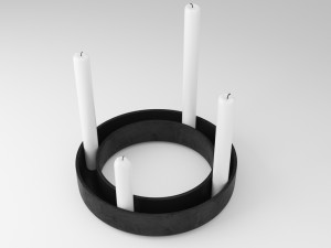 muuto gloria candlestick 3D-Modell