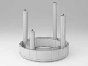 muuto gloria candlestick 3D Model
