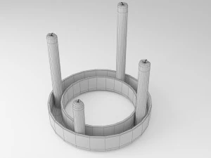 muuto gloria candlestick 3D Model